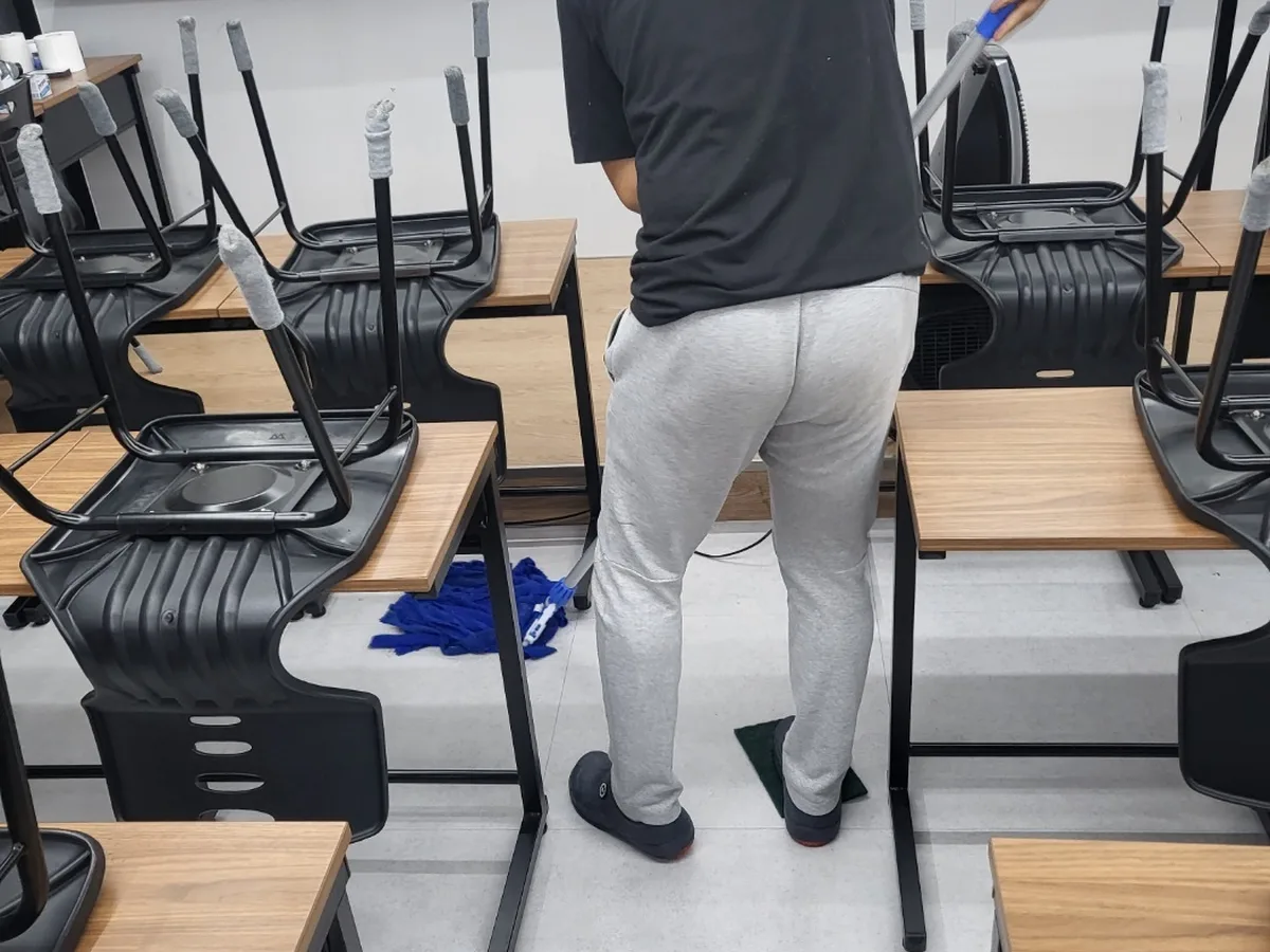 담양군 봉산면 학교 교장실·교무실 위생청소 사례 - 행진크린